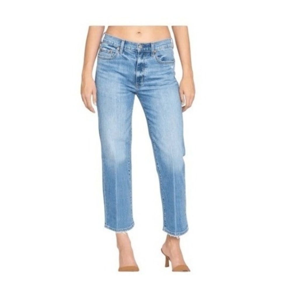 Daze Denim Backstage Mid Ride Straight‎ Jeans Time Out Stone Wash Denim 5-Pocket